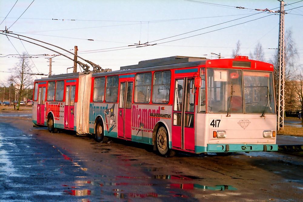 Таллин, Škoda 15Tr02/6 № 417