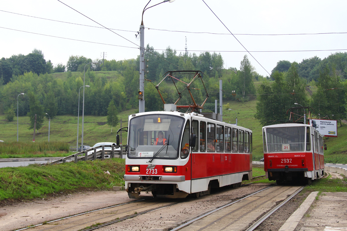 Нижний Новгород, 71-403 № 2733; Нижний Новгород, Tatra T6B5SU № 2932