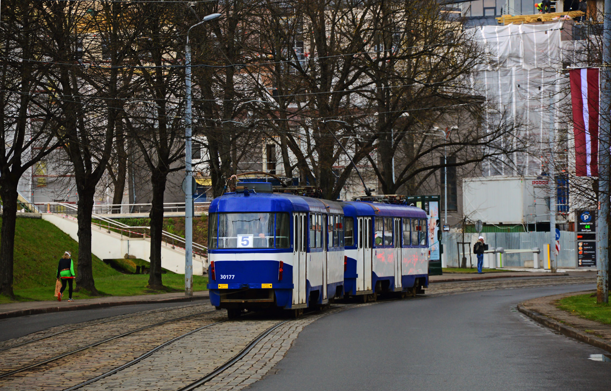 Riga, Tatra T3A — 30177