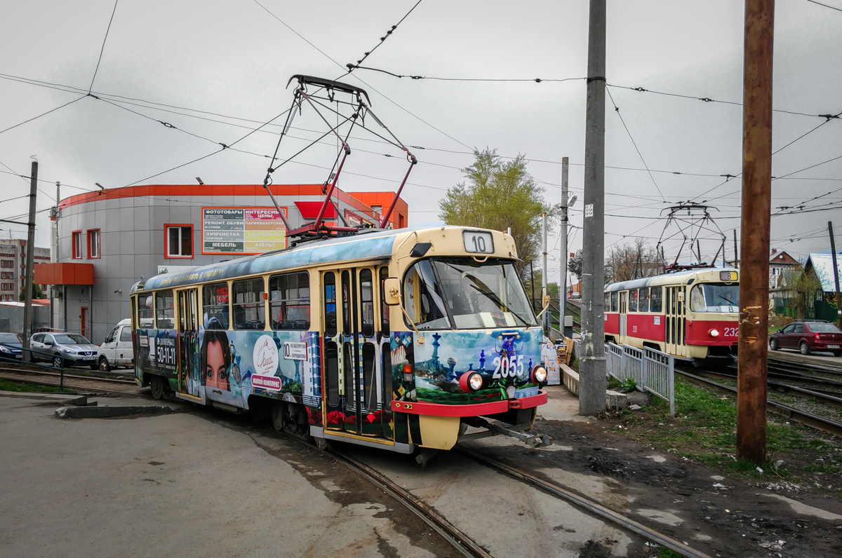 Iževsk, Tatra T3SU mod. Izhevsk č. 2055