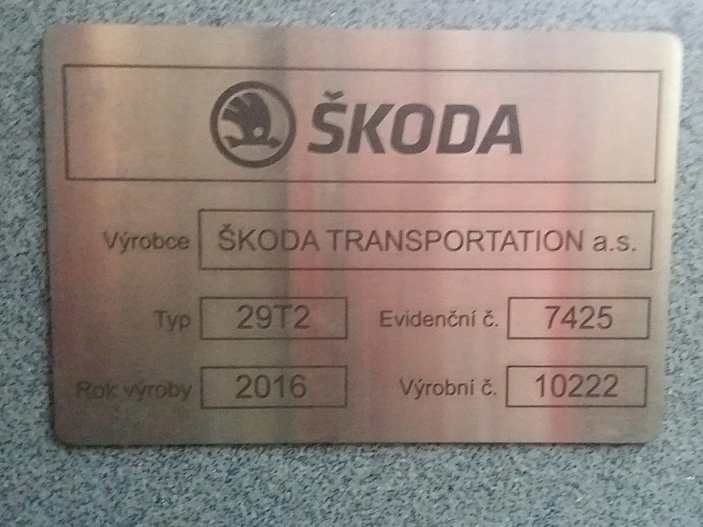 Bratislava, Škoda 29T ForCity Plus nr. 7425