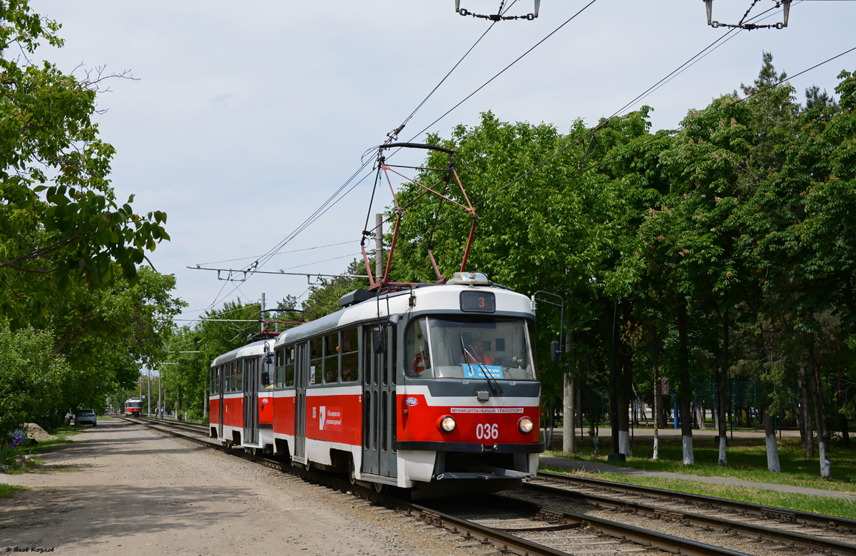 Краснодар, Tatra T3SU КВР ТРЗ № 036