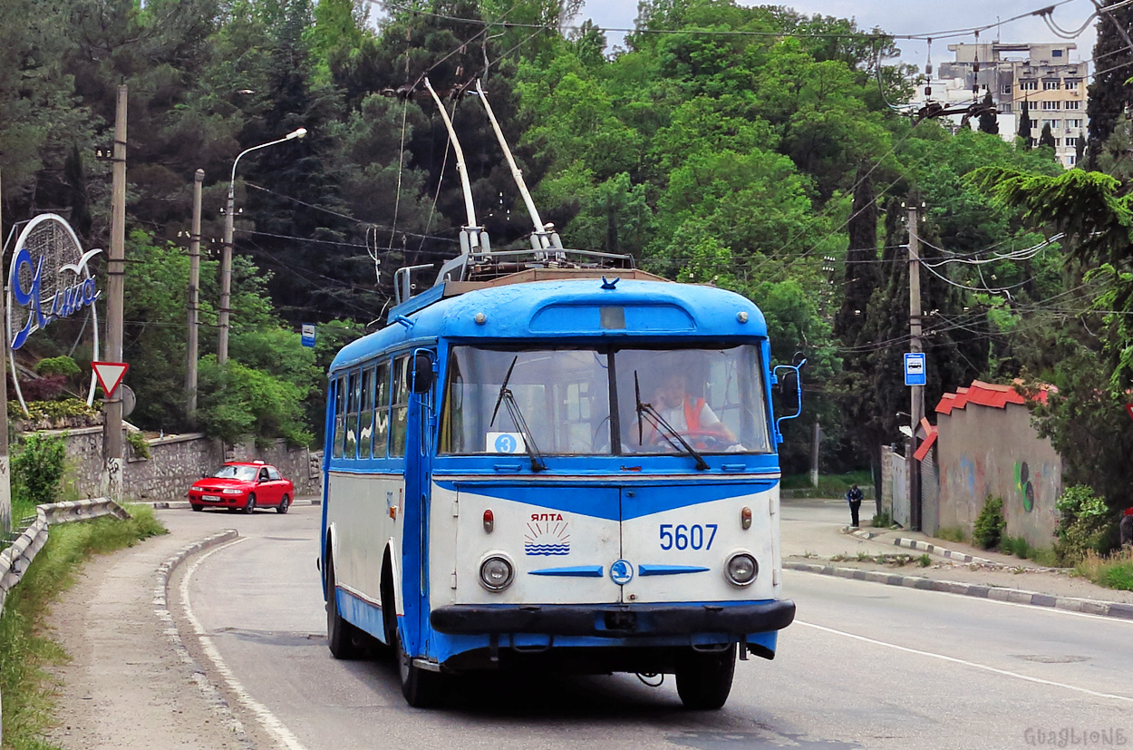 Krimmi trollid (Simferopol - Alušta - Jalta), Škoda 9Tr24 № 5607