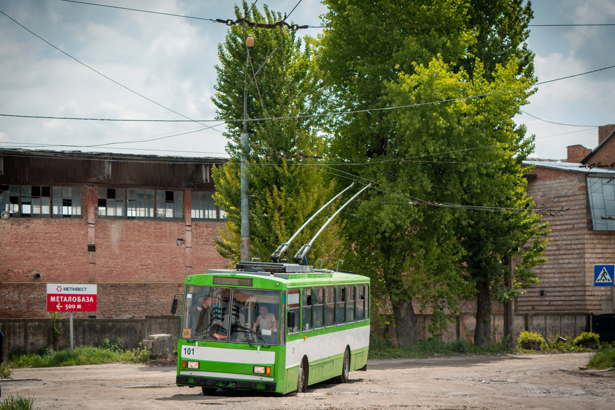 Ternopil, Škoda 14Tr02/6 N°. 101; Ternopil — The tour by trolley UMZ T1 # 119 and Škoda 14Tr # 101, 15/05/2016