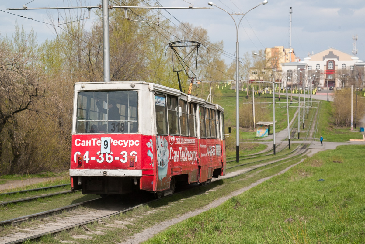 Prokopyevsk, 71-605 (KTM-5M3) č. 318