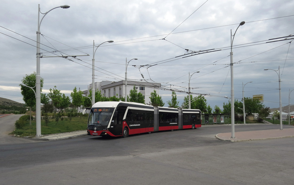 Malatya, Bozankaya Trambüs 24 MT č. 4406; Malatya — Trolleybus infrastructure