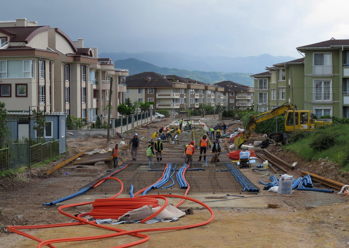 Izmit — Tramway Construction