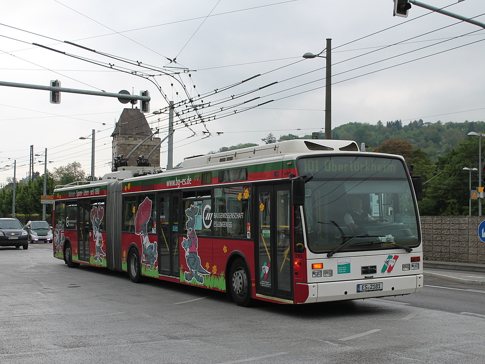 Esslingen, Van Hool AG 300T № 215