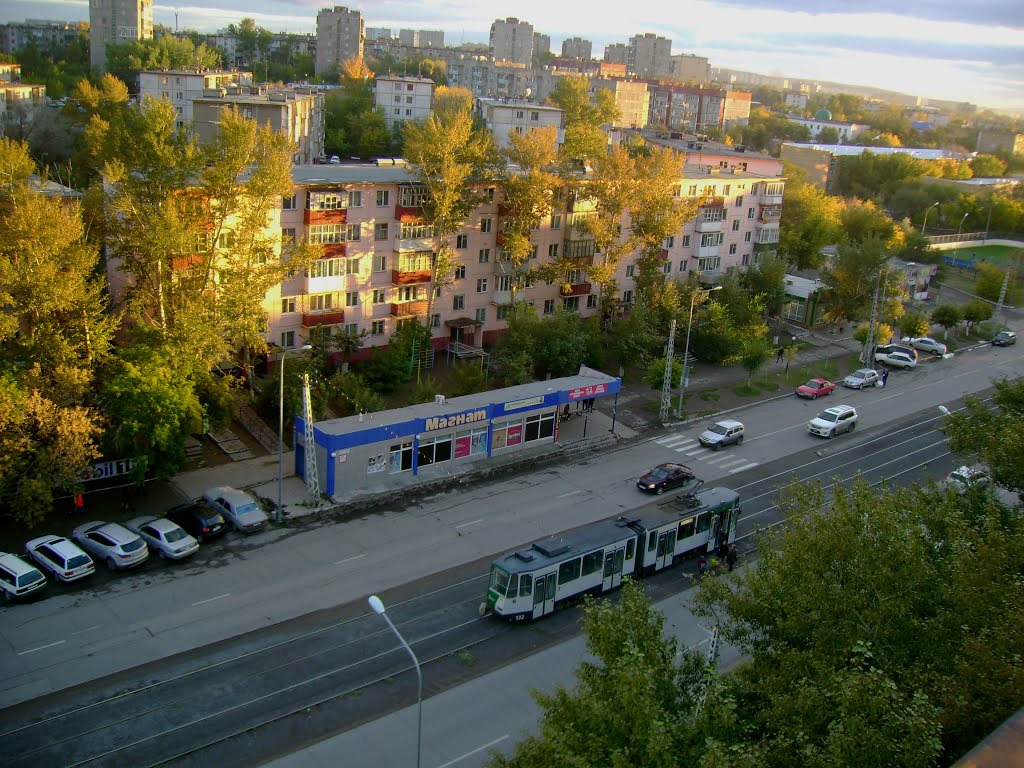 Темиртау, Tatra KT4DM № 132; Темиртау — Трамвайные линии и инфраструктура