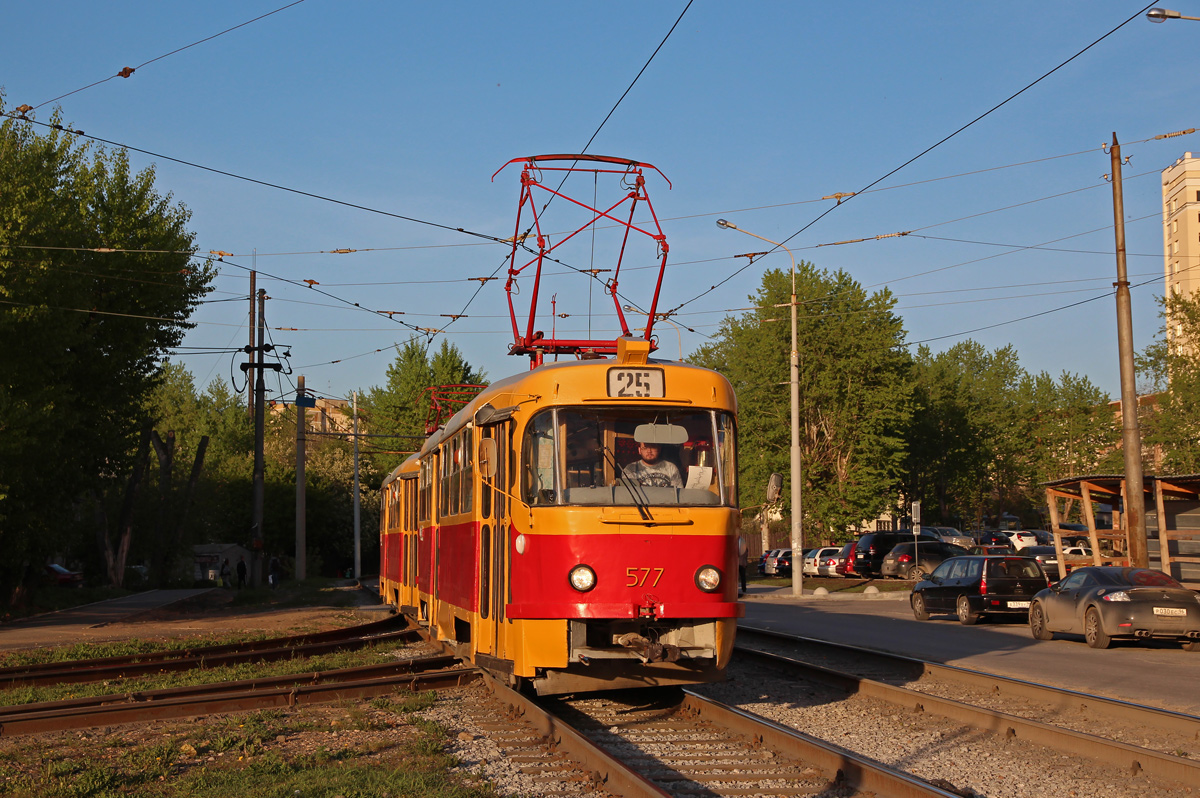 Yekaterinburg, Tatra T3SU # 577