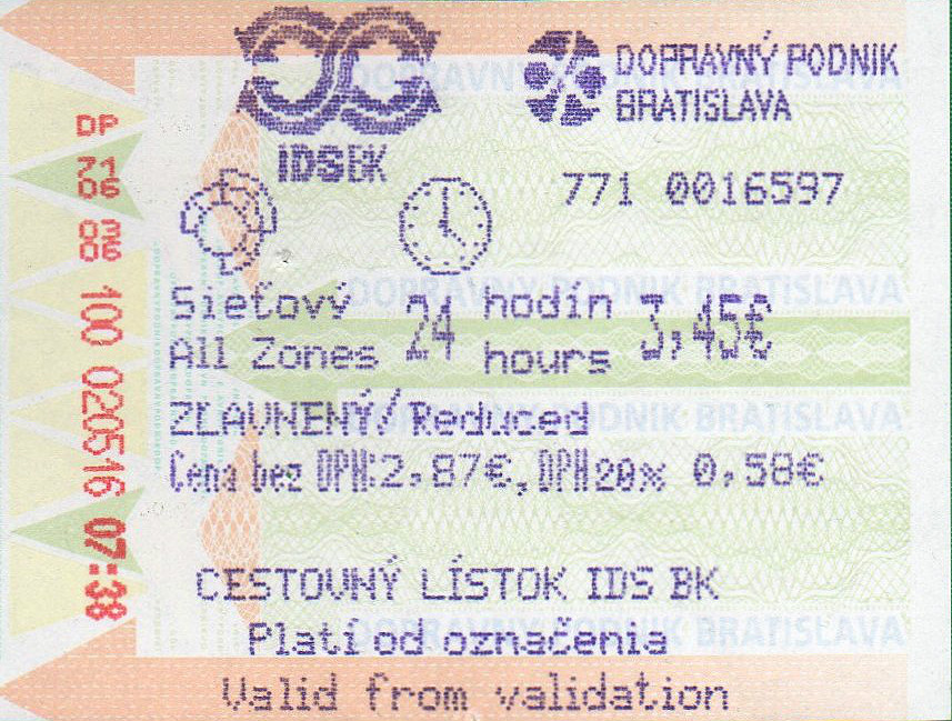Bratislava — Tickets