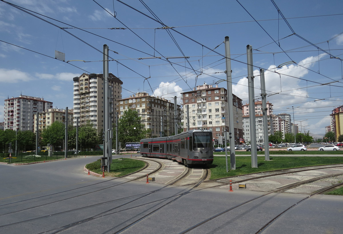 Kayseri, Alstom TFS2 Nr. 812; Kayseri — Tramway Lines and Infrastructure