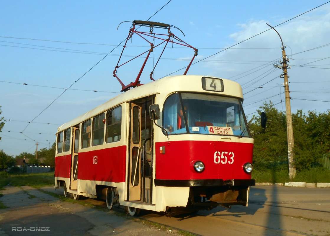 Каменское, Tatra T3SU № 653