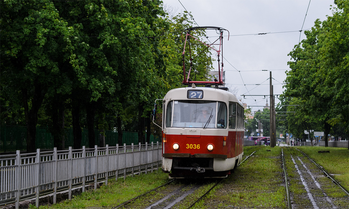 Харьков, Tatra T3A № 3036