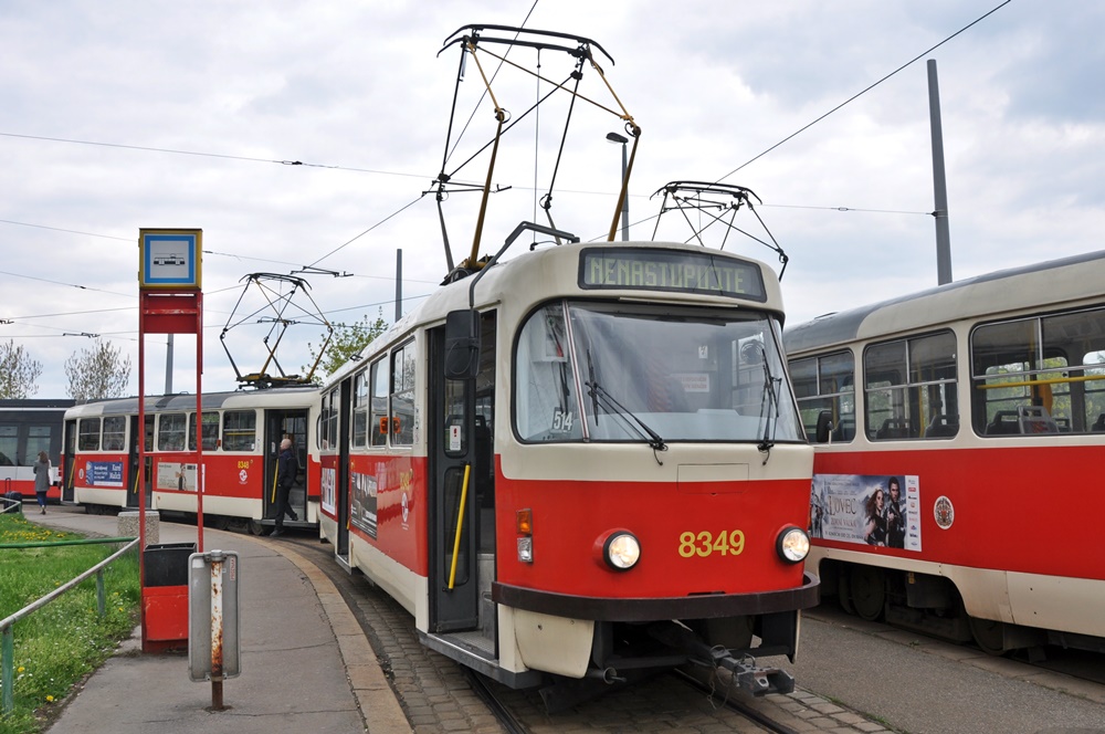 Прага, Tatra T3R.P № 8349