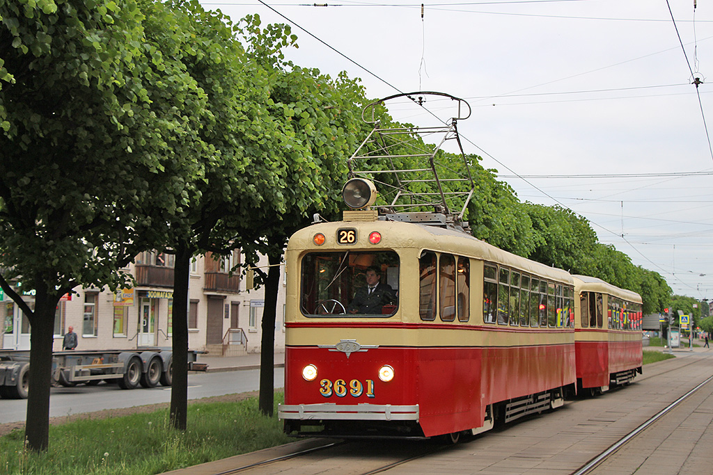 Saint-Petersburg, LM-49 № 3691; Saint-Petersburg — Charter ride on LM-49 and LP-49