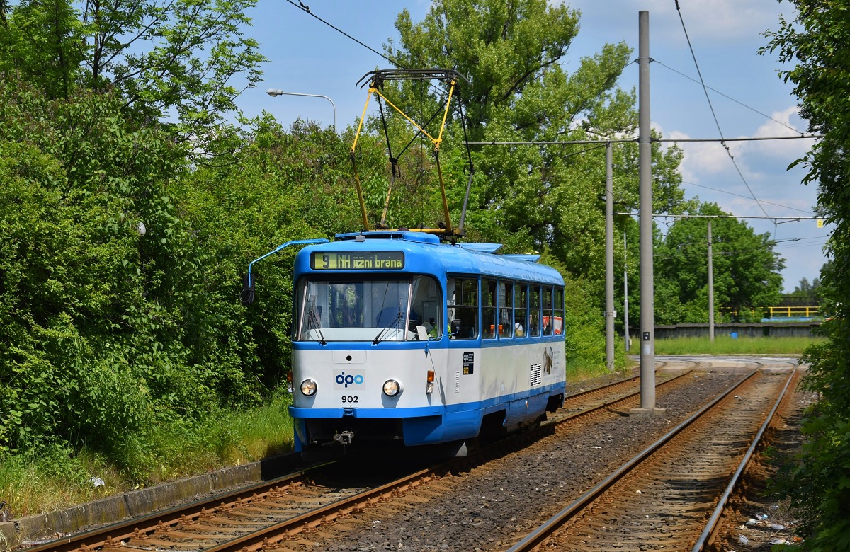 Ostrava, Tatra T3SU № 902; Ostrava — 21.5.2016 — Special ride on Tatra T3SU №902