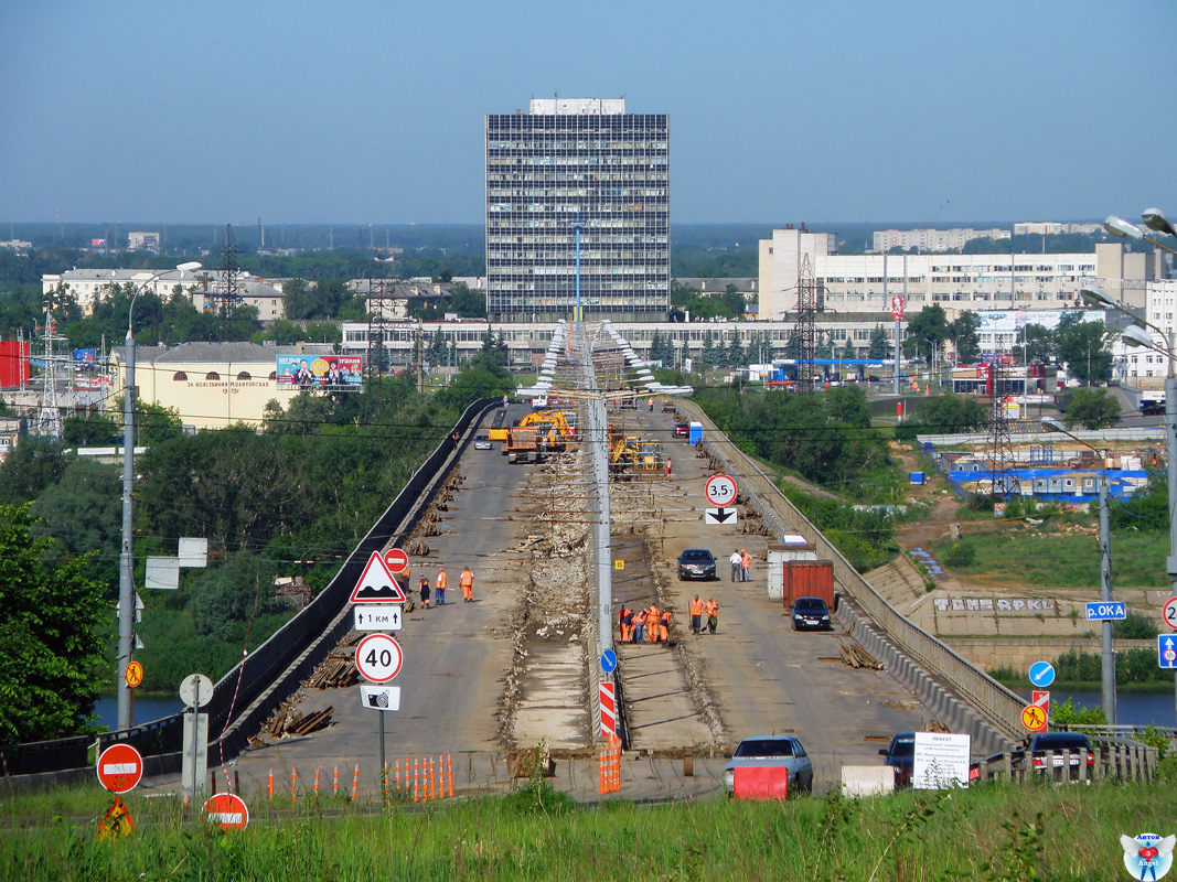 Nyizsnij Novgorod — Repair Of Molitovsky Bridge — 2016