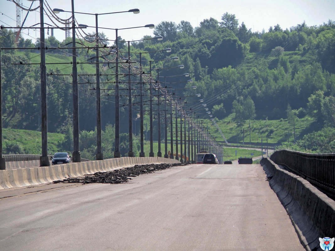 Nyizsnij Novgorod — Repair Of Molitovsky Bridge — 2016