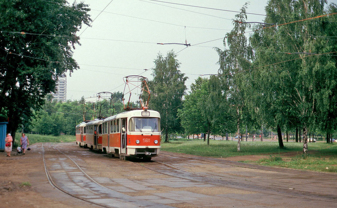 Москва, Tatra T3SU № 5611
