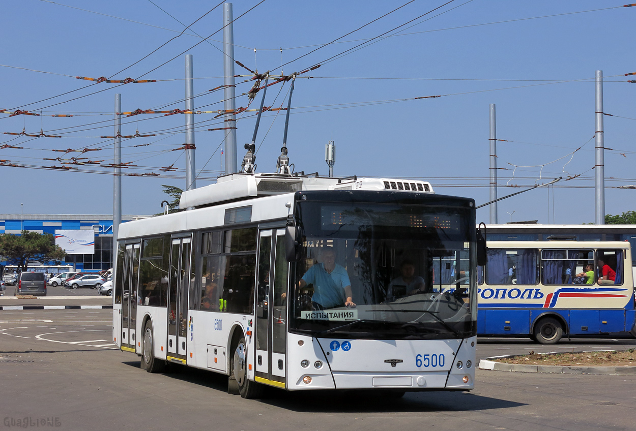 Крымский троллейбус, СВАРЗ-МАЗ-6275 № 6500