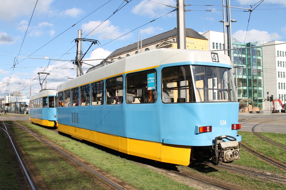 Chemnitz, Tatra T3DM č. 526