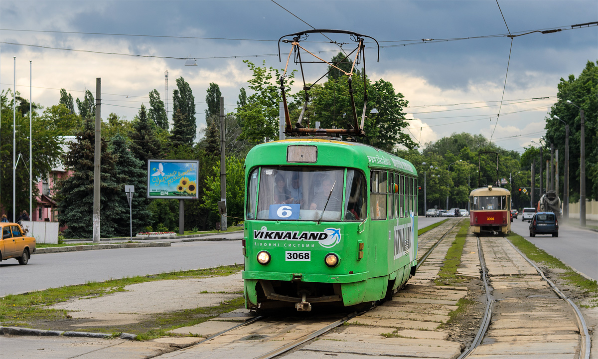 Kharkiv, Tatra T3SU N°. 3068