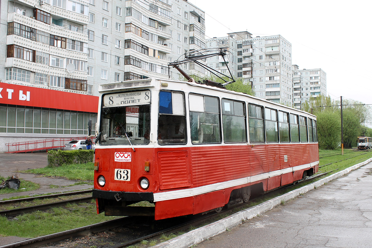 Omsk, 71-605 (KTM-5M3) # 63