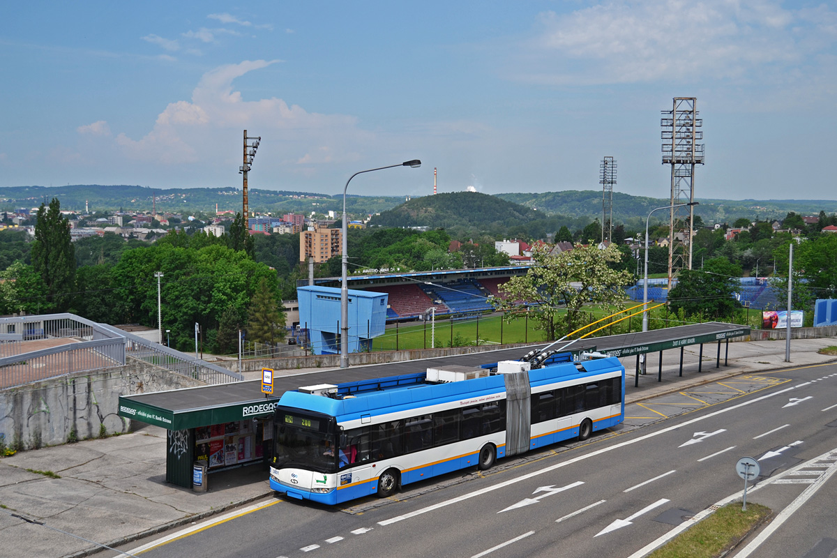 Ostrava, Solaris Trollino III 18 AC č. 3801; Ostrava — 28.5.2016 — Special ride on trolleybus Solaris Trollino 18AC №3801