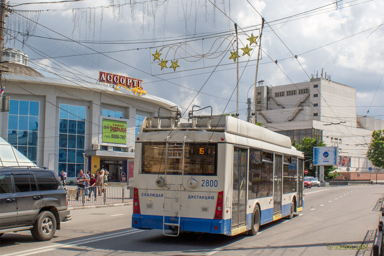 Crimean trolleybus, Trolza-5265.00 “Megapolis” № 2800
