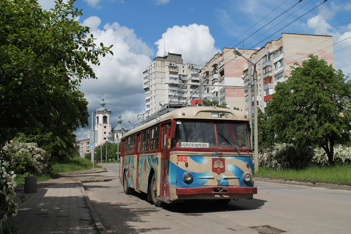 Ternopil, Škoda 9TrH29 # 085; Ternopil — The tour by trolley Škoda 9Tr # 085 and Škoda 15Tr # 167, 05/14/2016