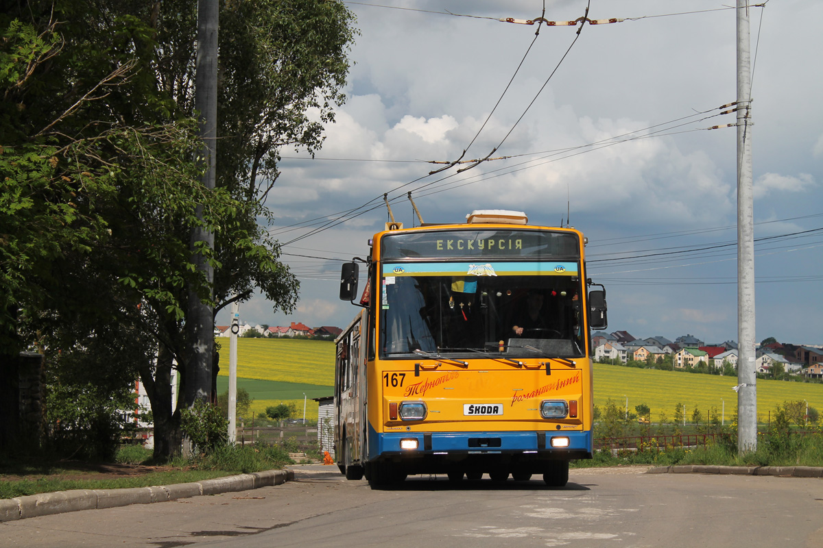 Тернополь, Škoda 15Tr13/6M № 167; Тернополь — Экскурсия на троллейбусах Škoda 9Tr # 085 и Škoda 15Tr # 167, 14.05.2016