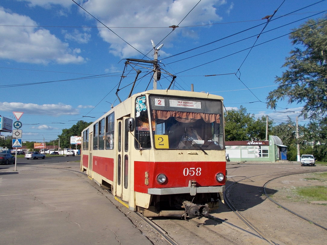 Курск, Tatra T6B5SU № 058