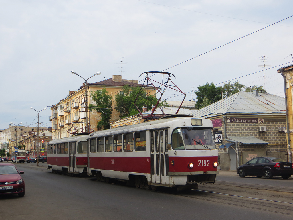 Самара, Tatra T3SU (двухдверная) № 2192