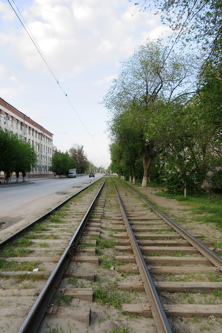 Wolgograd — Tram lines: [2] Second depot — Center
