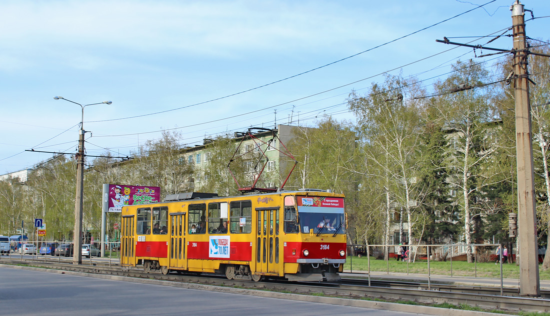 Barnaul, Tatra T6B5SU № 3184