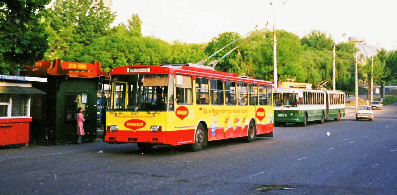 Ташкент, ЗиУ-683В01 № 3306; Ташкент, Škoda 14Tr13/6 № 3023
