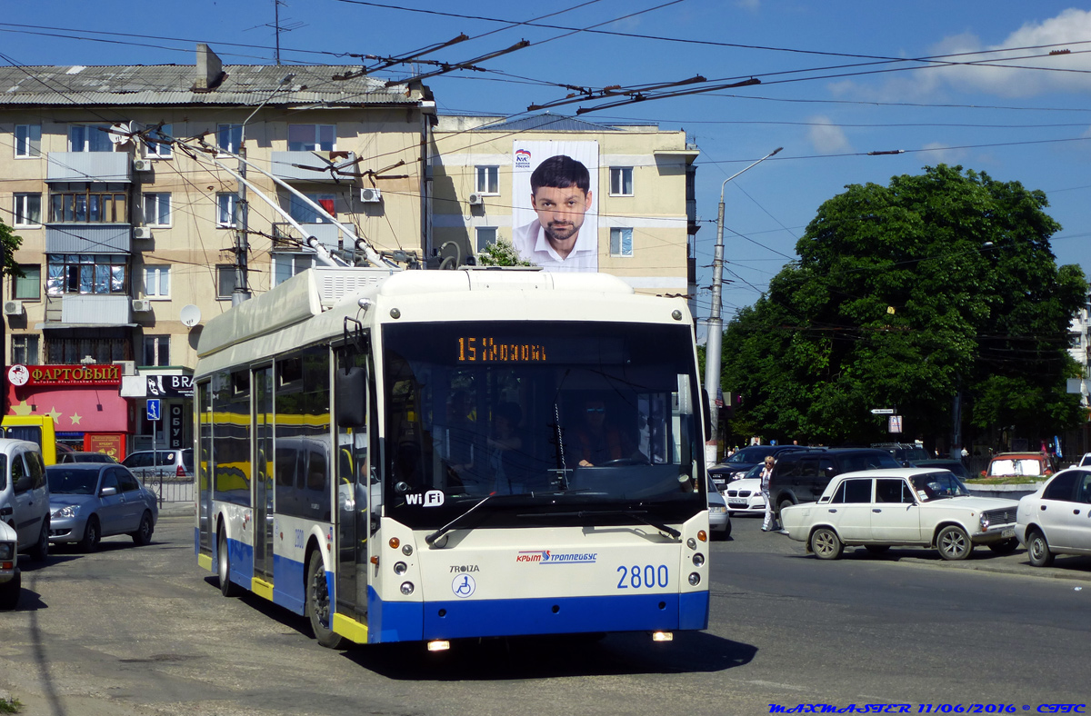 Crimean trolleybus, Trolza-5265.00 “Megapolis” № 2800