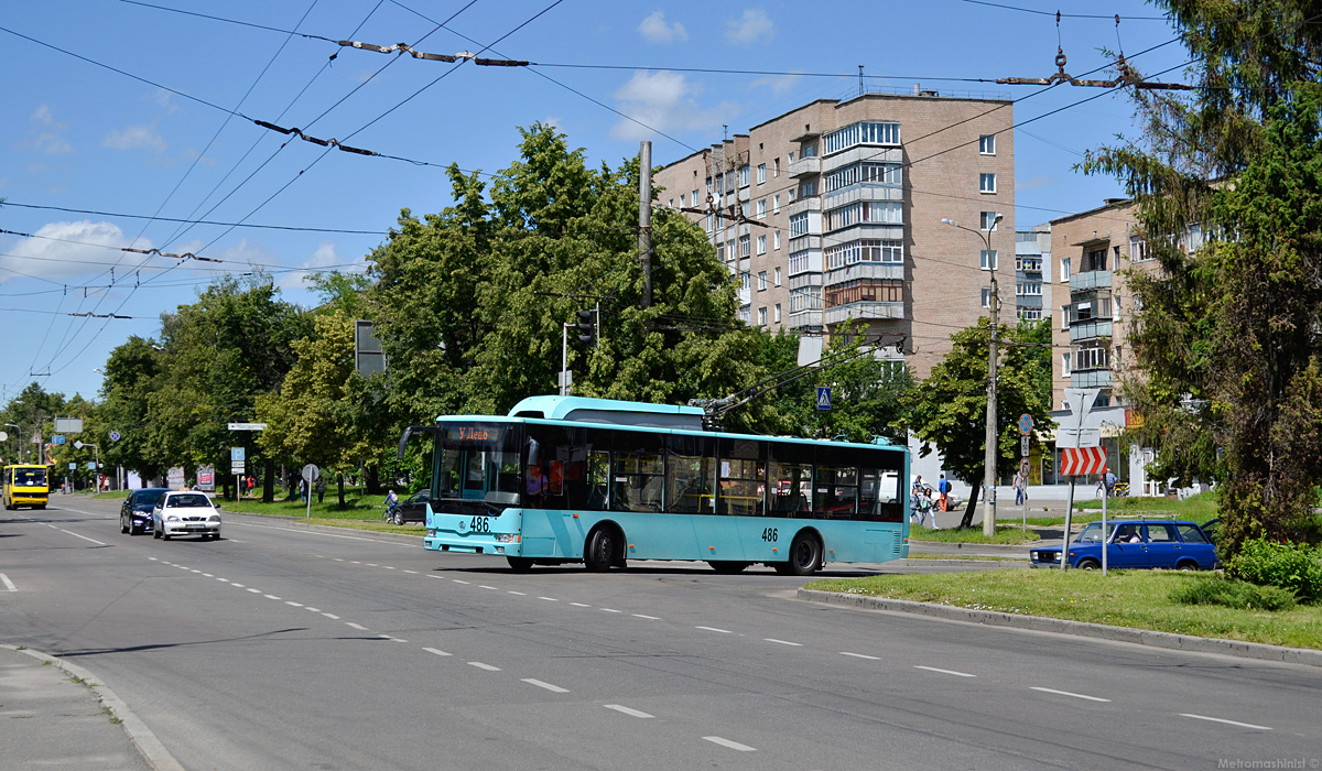 Tšernihiv, Etalon T12110 “Barvinok” # 486; Tšernihiv — Trolleybus lines