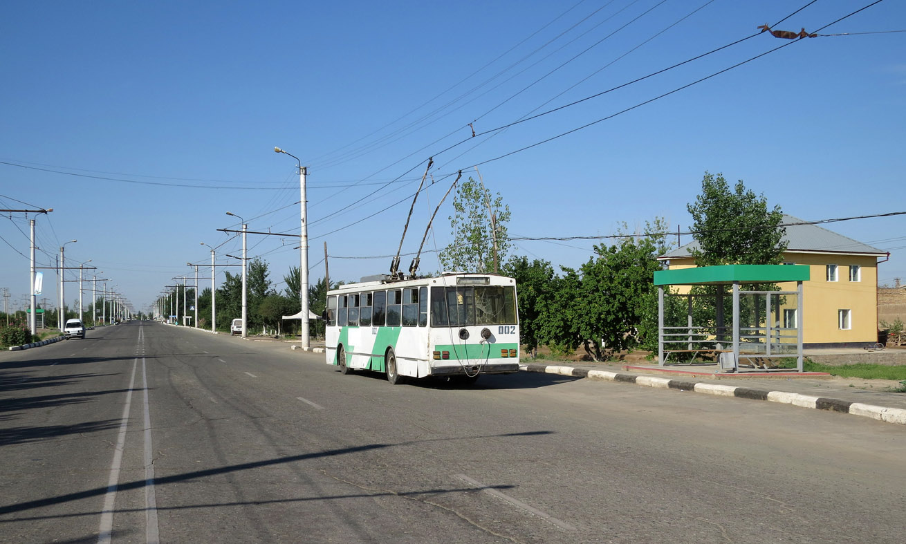 Urgenč, Škoda 14Tr13/6 č. 002; Urgenč — 04.06.2016 — Fantrip with Škoda 14Tr Trolleybus