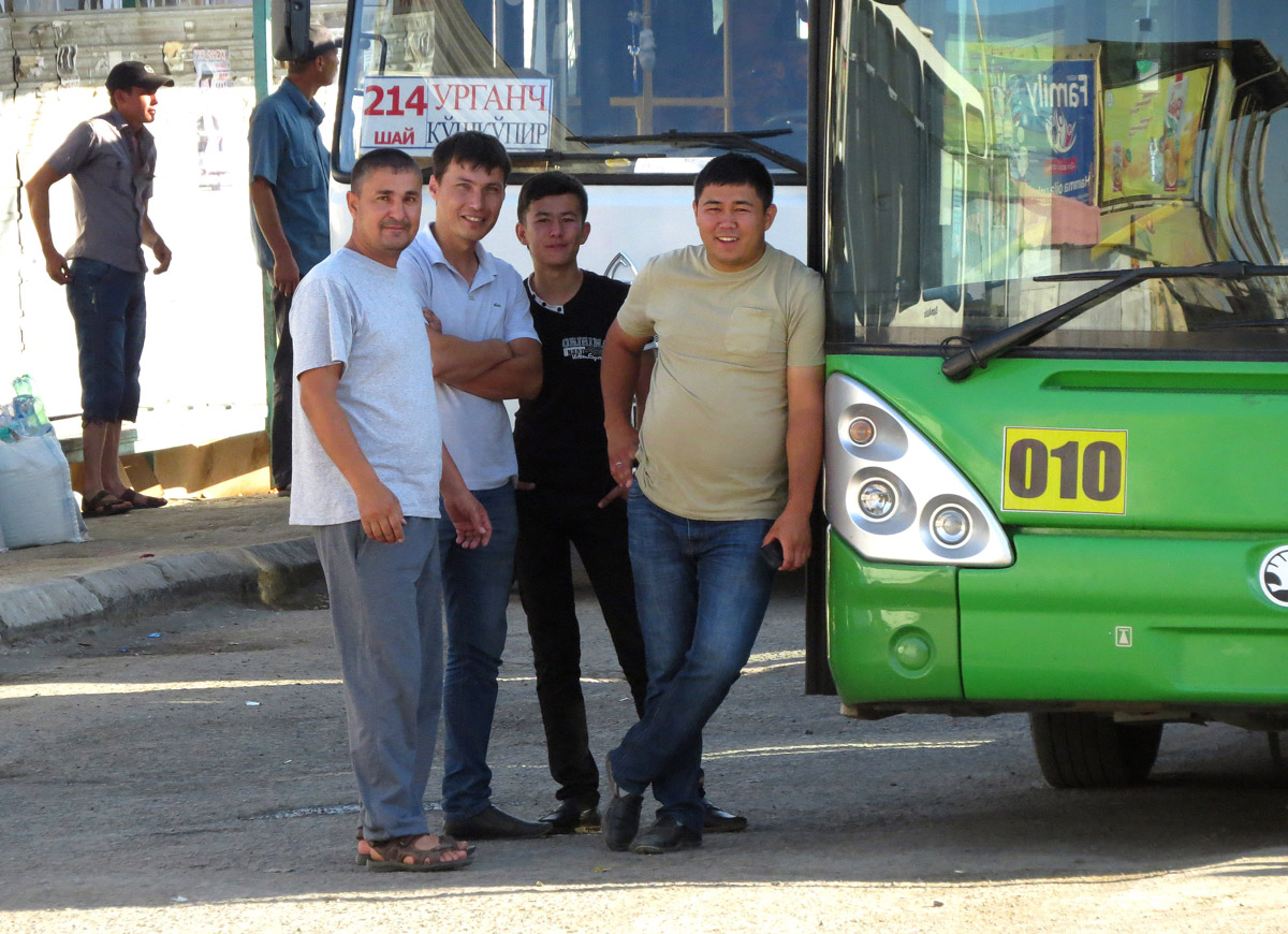Ургенч — 04.06.2016 — Покатушки на троллейбусе Škoda 14Tr; Работники электротранспорта