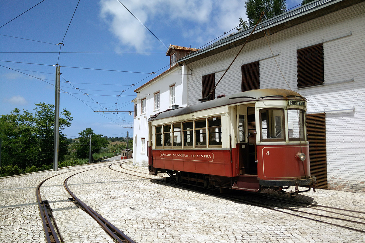Синтра, Двухосный моторный Brill № 4; Синтра — Депо Ribeira da Sintra