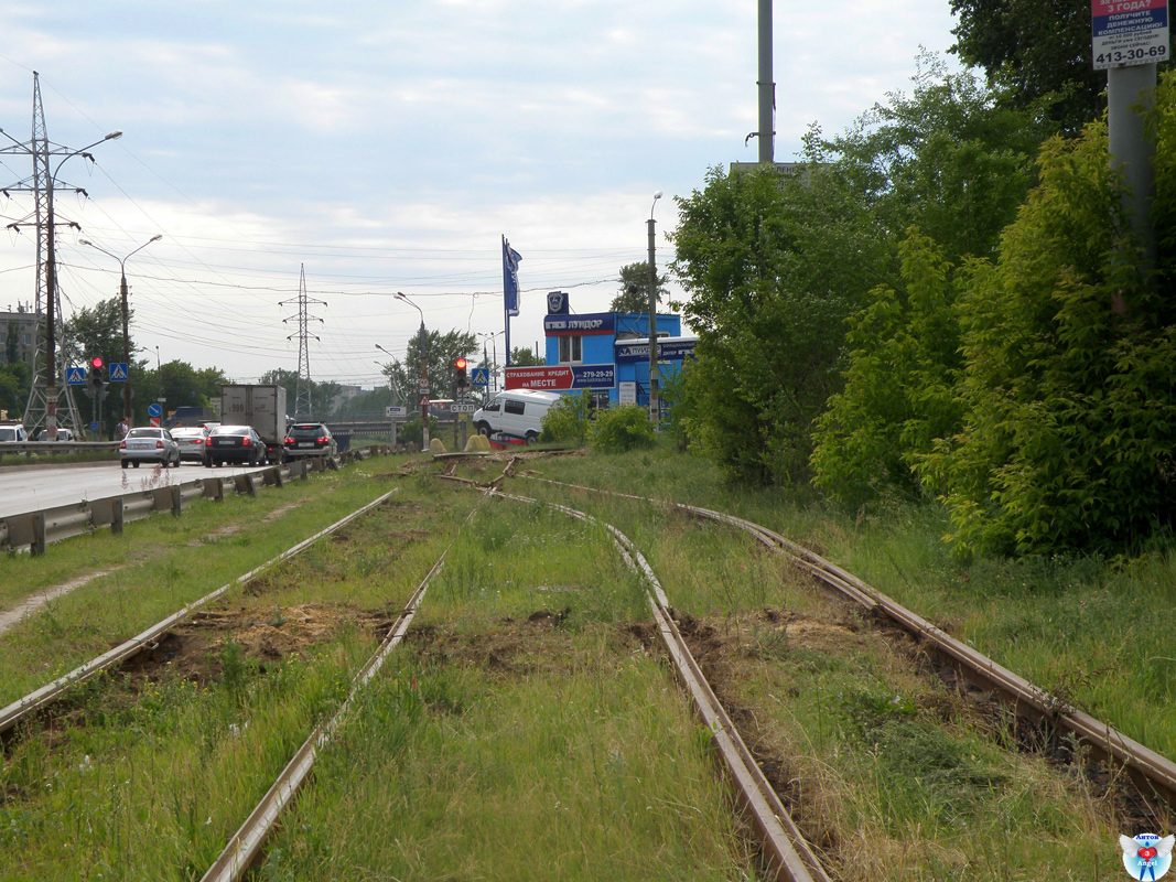 Nižní Novgorod — Transportation of tramway circle to Comsomolsky Square