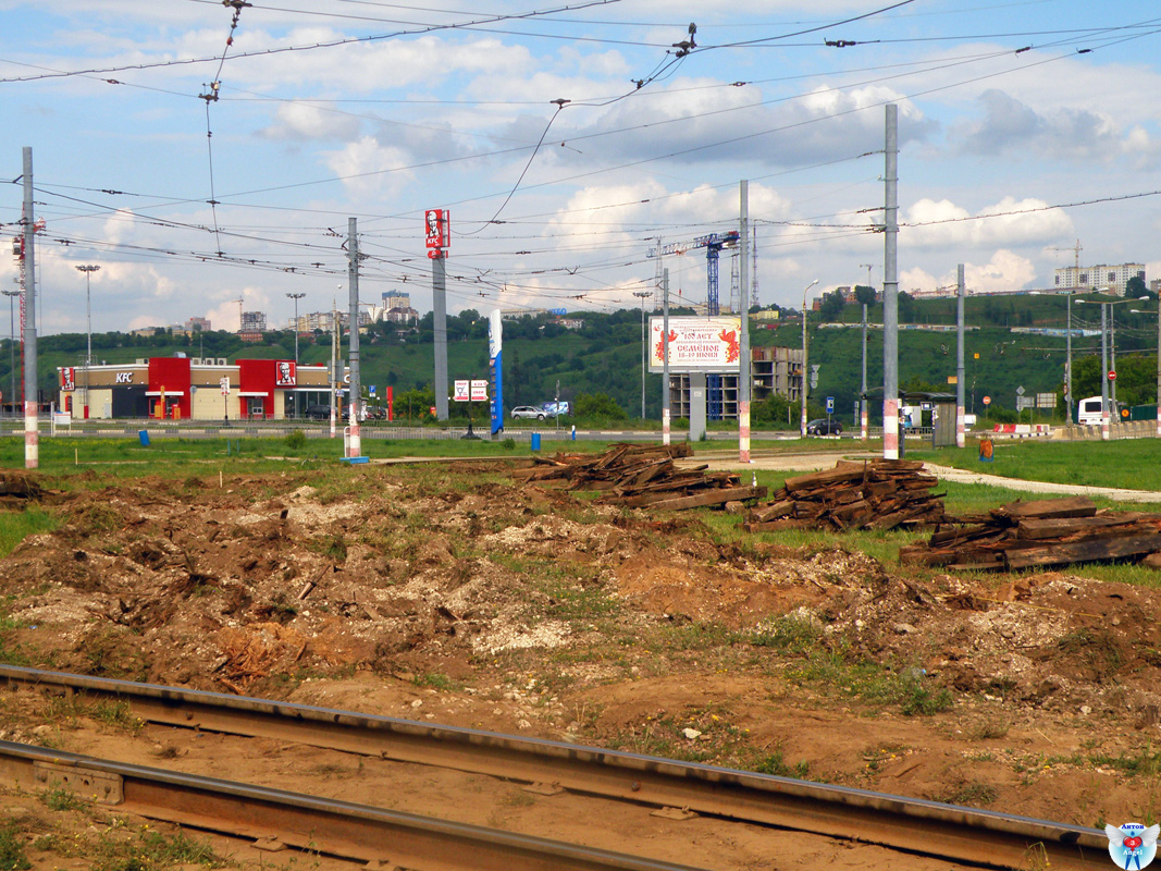 Nizhny Novgorod — Transportation of tramway circle to Comsomolsky Square