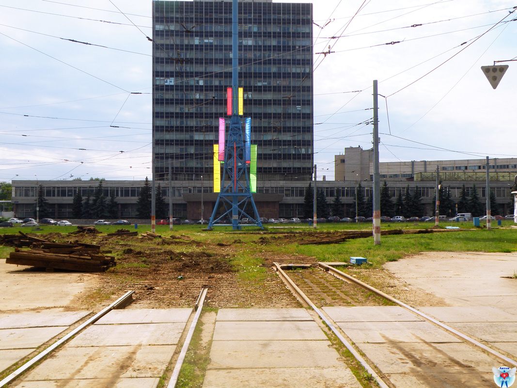 Ніжні Ноўгарад — Перенос трамвайного кольца на Комсомольскую площадь