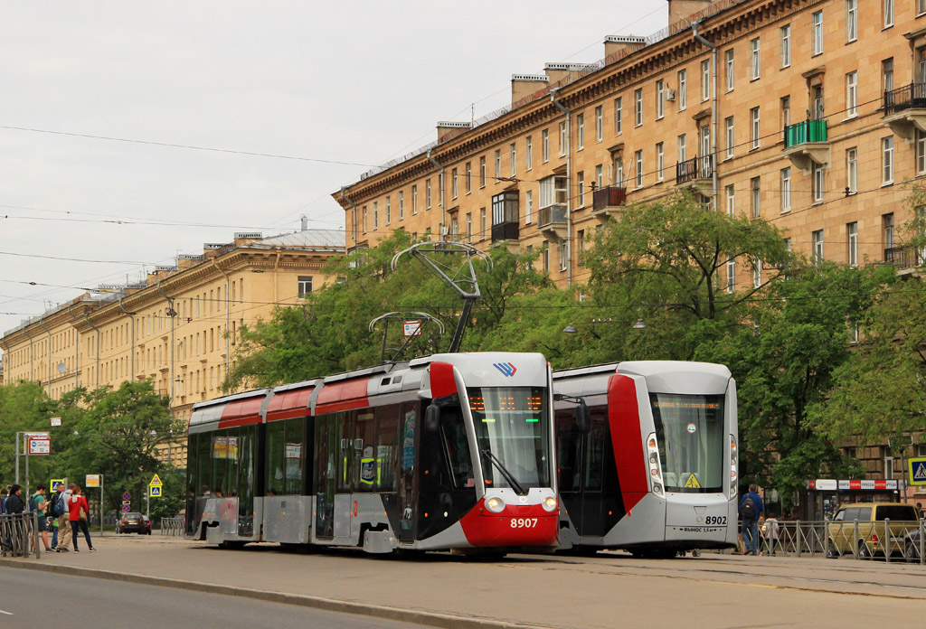 Санкт-Петербург, 71-801 (Alstom Citadis 301 CIS) № 8907