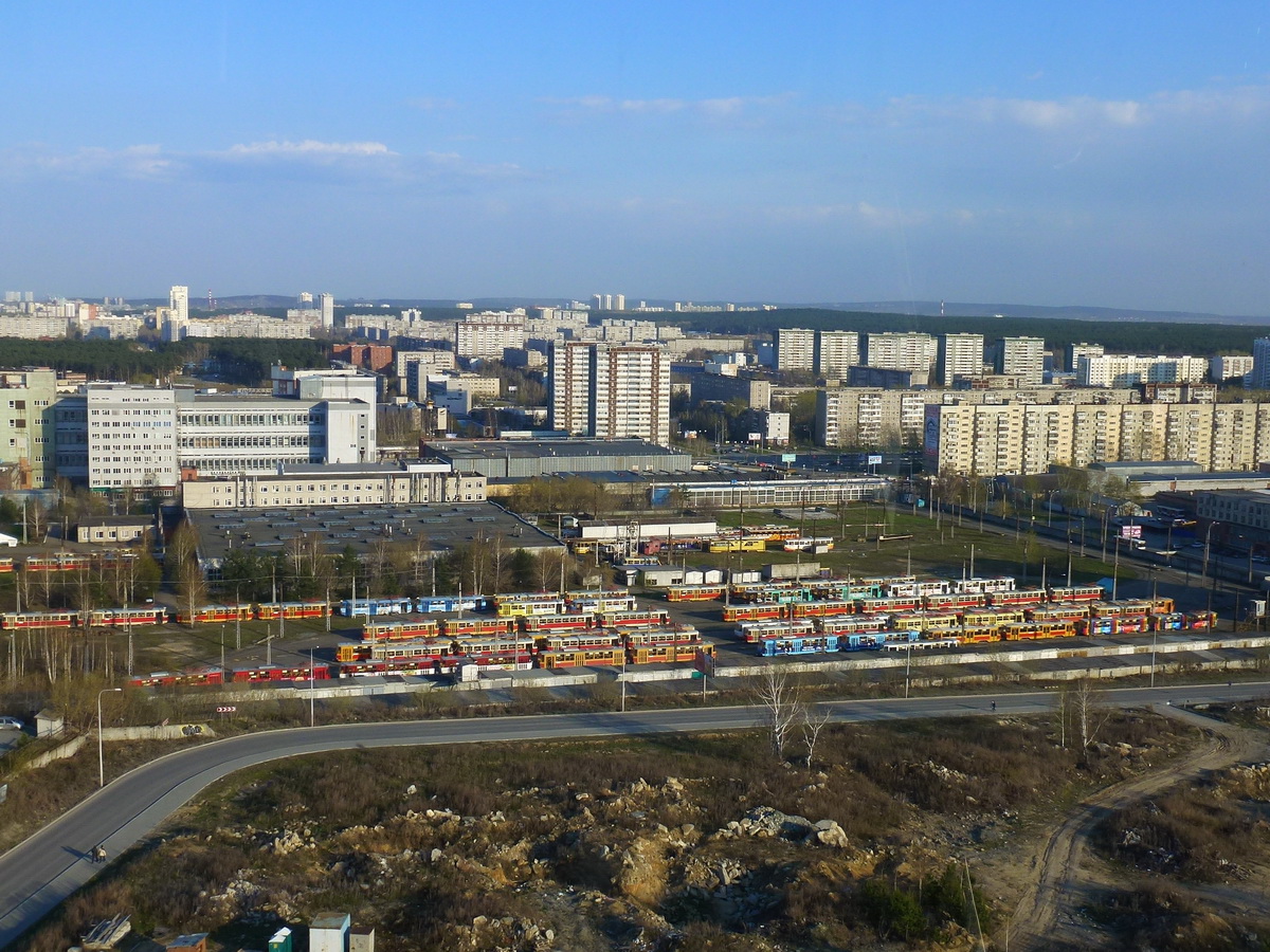 Jekaterinburg — West tram depot
