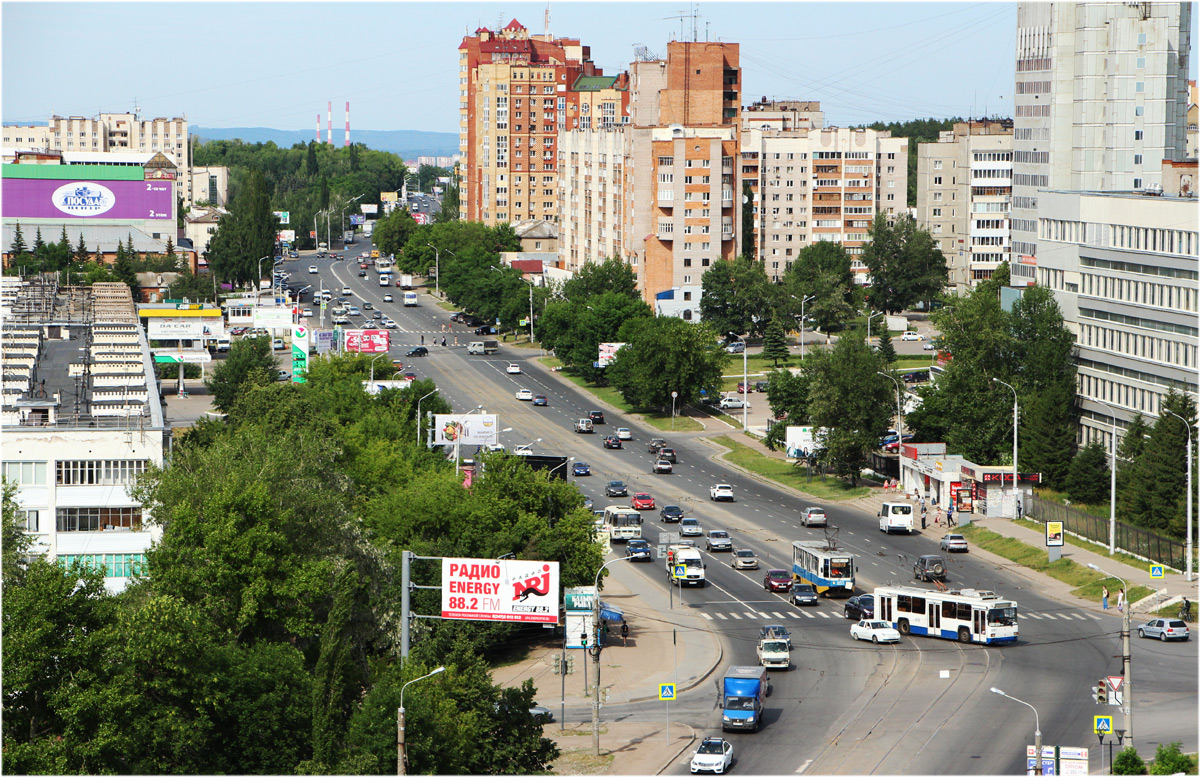 Ufa — Tramway network — South; Ufa — Trolleybus network — South