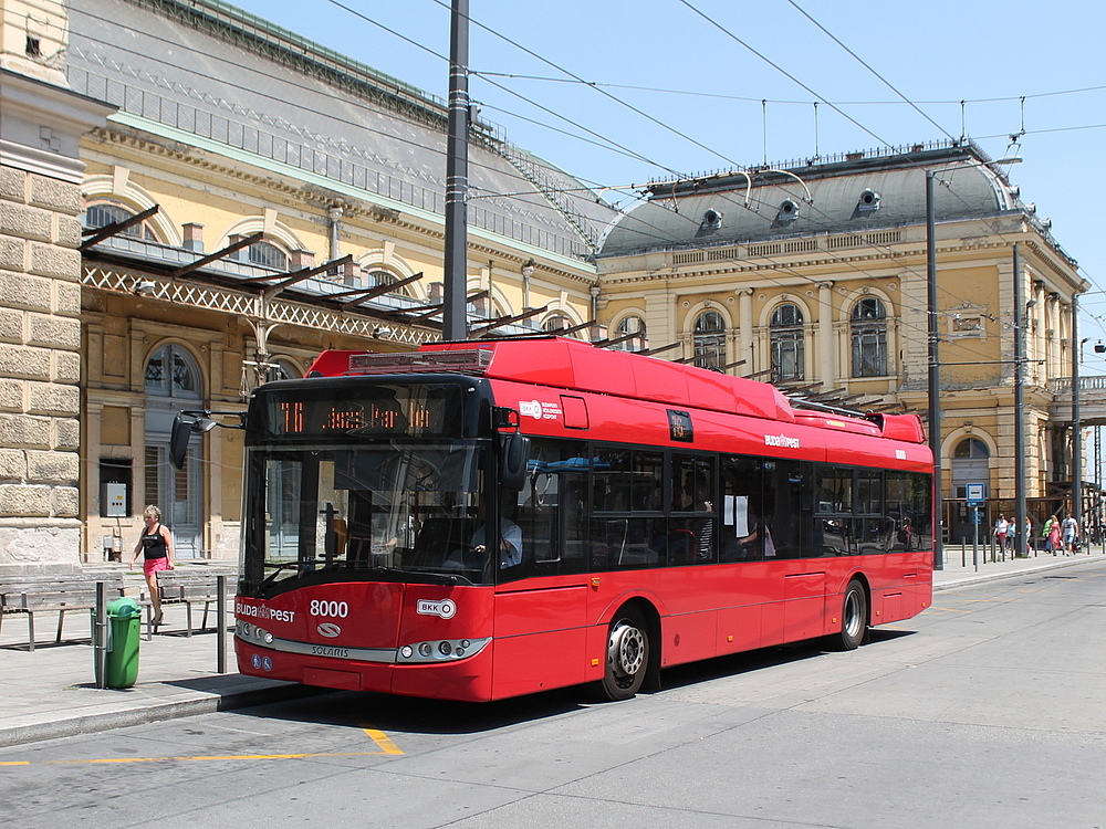 Budapest, Solaris Trollino III 12 Škoda # 8000