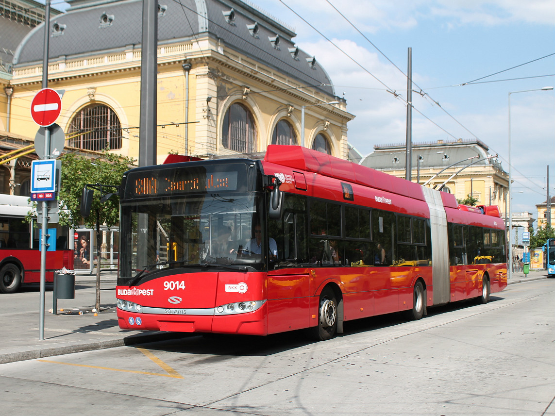 Budapest, Solaris Trollino III 18 Škoda Nr. 9014